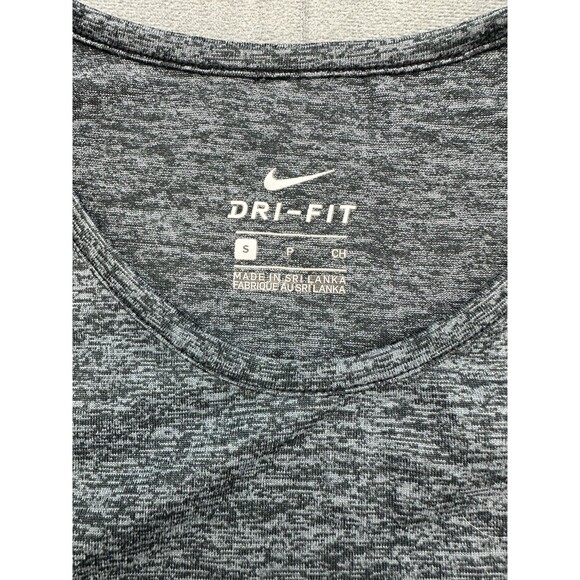 Nike Dri-Fit Tank Top Women's Small Heather Gray Athletic Workout Lightweight - Picture 3 of 7